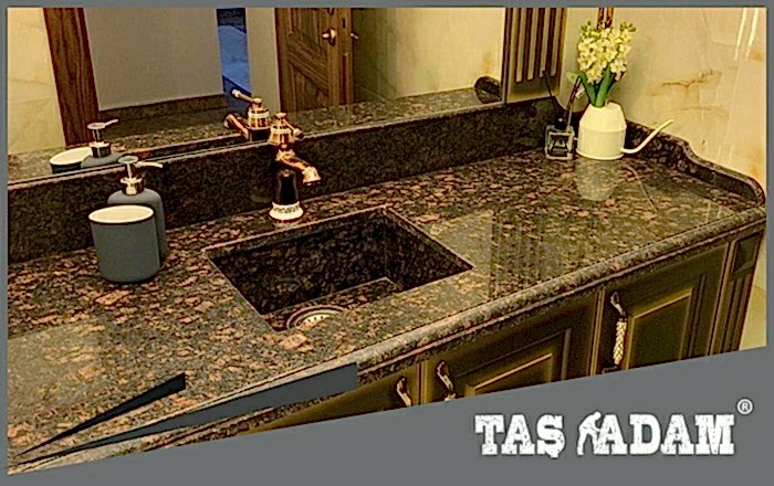 Çorlu Granit Banyo Tezgahı