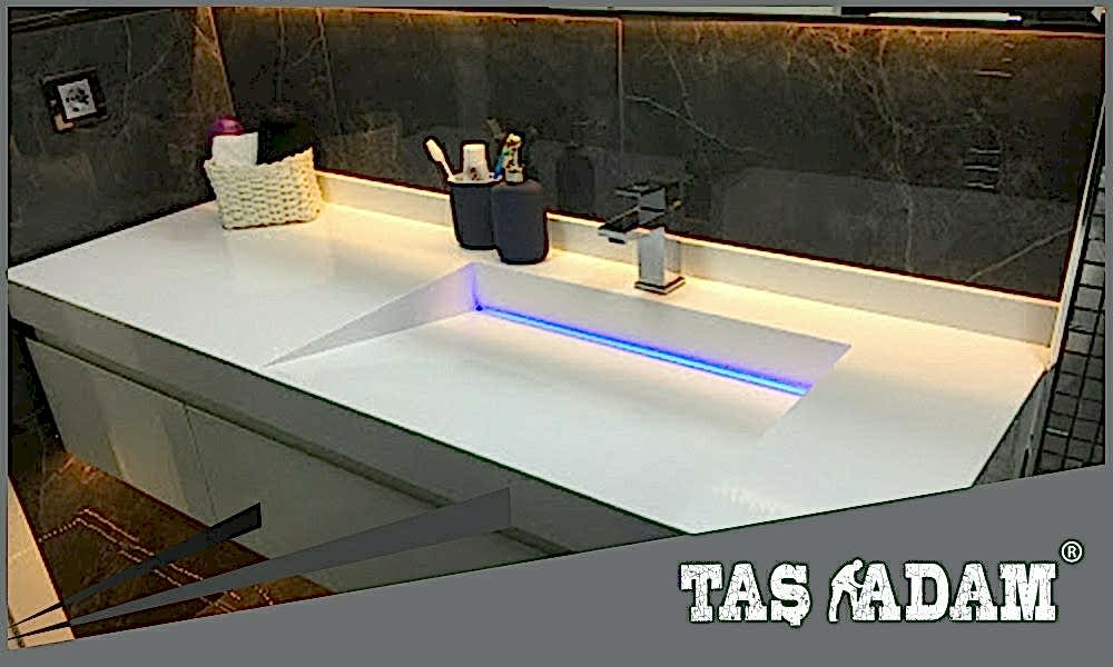 Çorlu Mermer Banyo Tezgahı