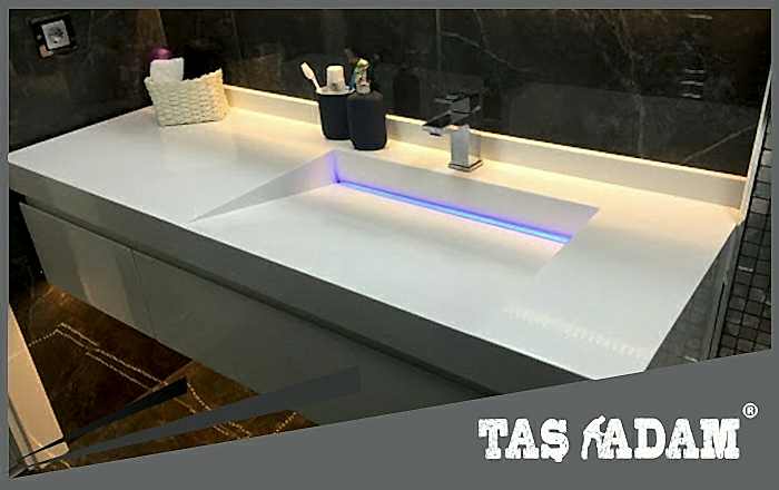 Mermer Banyo Tezgahı Çorlu