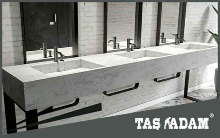 Çorlu Mermer Banyo Tezgahı