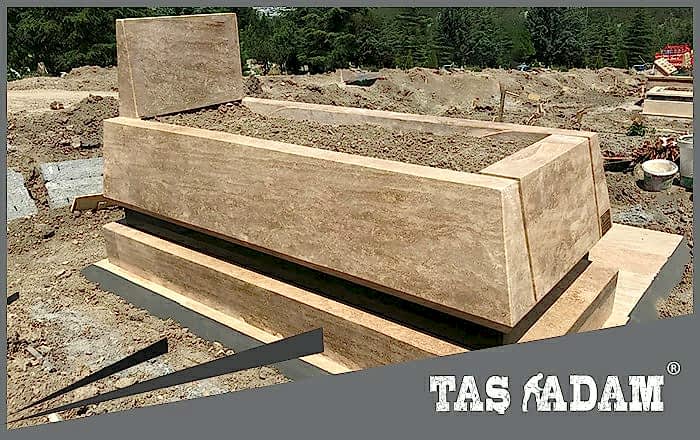 Çorlu Traverten Mezar Yapımı