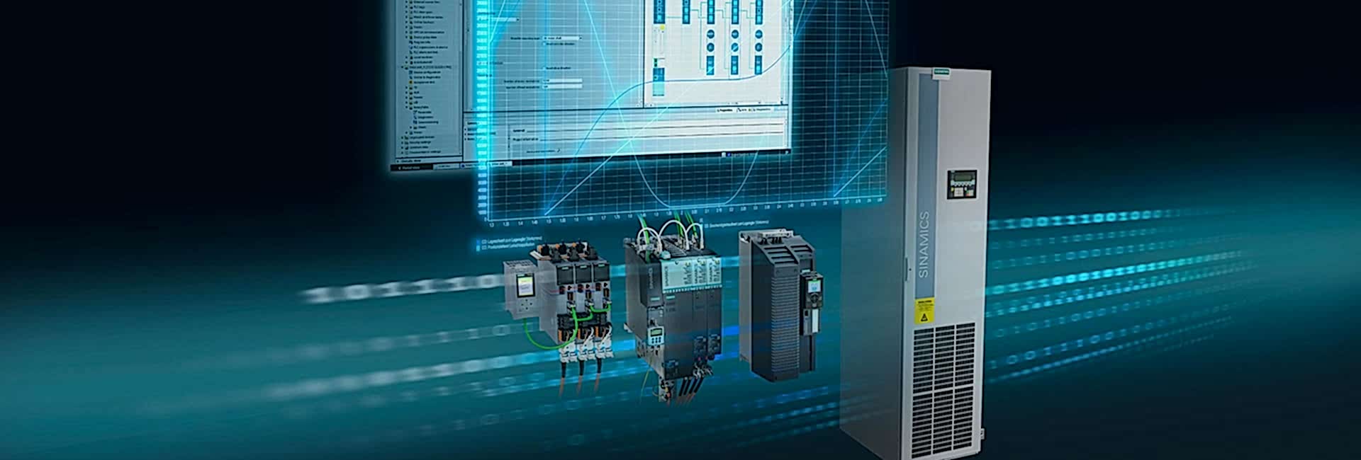 SIEMENS  HMI PANEL, PLC VE SÜRÜCÜ